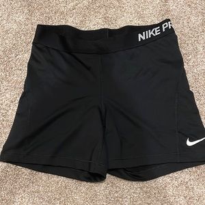 Nike pro dri-fit spandex shorts